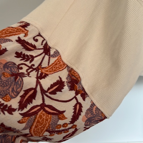 Anthropologie Annette Floral Thermal Long Sleeved Top - Picture 10 of 14